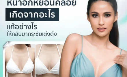 หน้าอกหย่อนคล้อย เกิดจากอะไร แก้อย่างไรให้กลับมากระชับเต่งตึง?