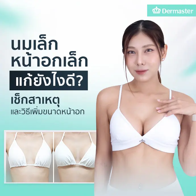 นมเล็ก หน้าอกเล็ก แก้ยังไงดี? เช็กสาเหตุและวิธีเพิ่มขนาดหน้าอก